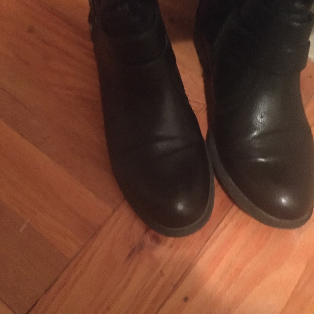 Aerosole Black tall shaft boot